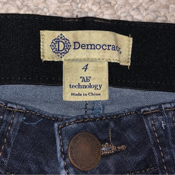 Democracy Ab Technology Jeans - Dark Wash, Size 4 - Picture 4 of 4